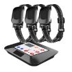 Wireless Dog Trainer Electric Shock Collar - Black - 1