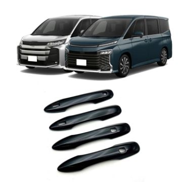 2022 Toyota Noah/Voxy 90 Series RHD Door Handle Protection Cover - Piano Black - 1