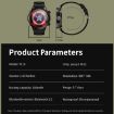 LEMFO TF10 Pro 1.53" Sport Smart Watch - Green - 2