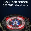 LEMFO TF10 Pro 1.53" Sport Smart Watch - Black - 3
