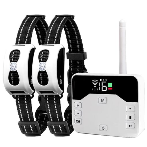 Wireless Pet Electronic Fence Dog Collar Remote Control Trainer - 1
