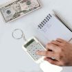 Portable Mini Calculator Student Exam Office Calculator (White) - 6