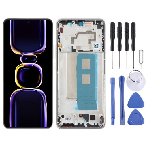 Xiaomi Redmi K60 Pro OLED LCD Screen Digitizer Assembly (Silver) - 1