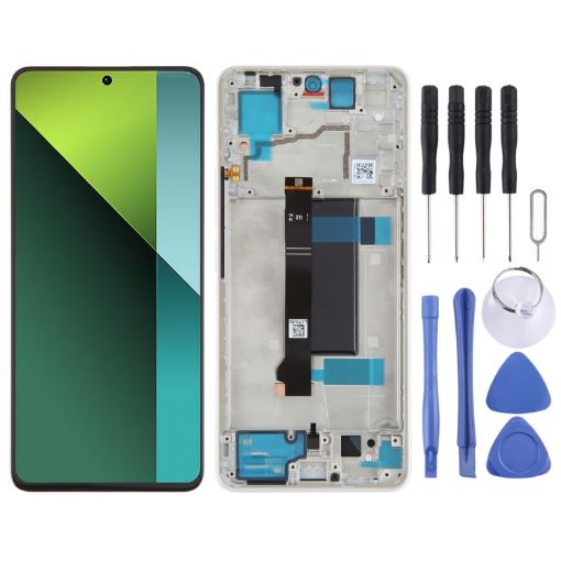 Xiaomi Redmi Note 13 Pro 5G AMOLED LCD Screen Digitizer Assembly (White) - 1