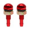 2pcs Automotive Glass Washer Sprayer Nozzle Set (Red) - 1