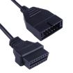 12 Pin to 16 Pin OBDII Diagnostic Cable for GM - 19cm (Black) - 1
