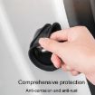 4pcs/Set Tesla Model 3/Y Door Latch Cover - Black - 4