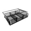 Under Desk Drawer Storage Organizer Tray - Black - 2