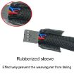 Computer PWM Temperature Control Cooling Fan Extension Cable - 1 In 2 - 5