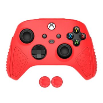 Red Silicone Protective Case for XBox Series S/X Gamepad - 1