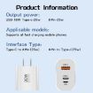PD30W USB-C/Type-C + 8 Pin + USB Charger with Cable (UK Plug) - 5