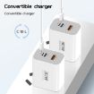 PD30W USB-C/Type-C + 8 Pin + USB Charger with Cable - 6