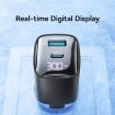USAMS CC229 30W USB+USB-C Dual Port Charger EU Plug Black - 3