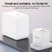 Yesido YC80 PD20W Dual Port Type-C GaN Charger, UK Plug - 3