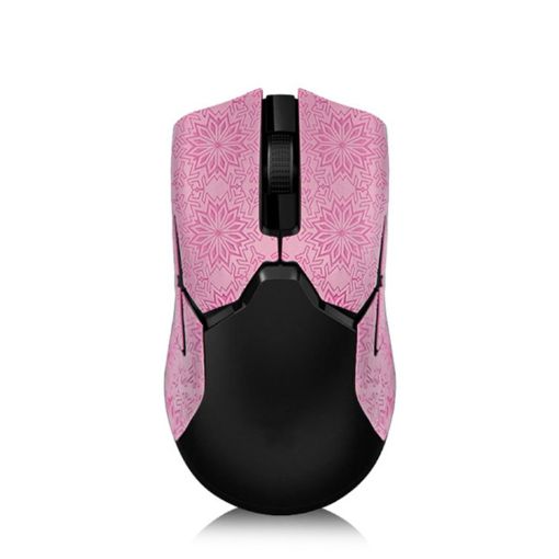 Snowflake Anti-slip Mouse Stickers for Razer Viper Ultimate Pink - 1
