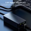 Type-C to RJ45 Ethernet Adapter - 2500Mbps (Grey) - 2