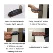 Car Safety Belt Limiter Buckle Anti-Strangle Clip - Black - 4