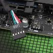 60cm Motherboard 9Pin USB2.0 Extension Cable Double Shielded Cord - 4