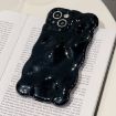 iPhone 14 Wave Bubbles TPU Phone Case - Pearlescent Black - 2