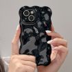 iPhone 14 Wave Bubbles TPU Phone Case - Pearlescent Black - 4