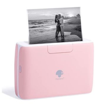Phomemo M04S Thermal Printer 4 Inch 300dpi Bluetooth Inkless Printer (Pink) - 1