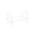 YX107 Acrylic Vinyl Record Display Stand Transparent - 2