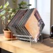 YX107 Acrylic Vinyl Record Display Stand Transparent - 4
