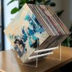 YX107 Acrylic Vinyl Record Display Stand Transparent - 6
