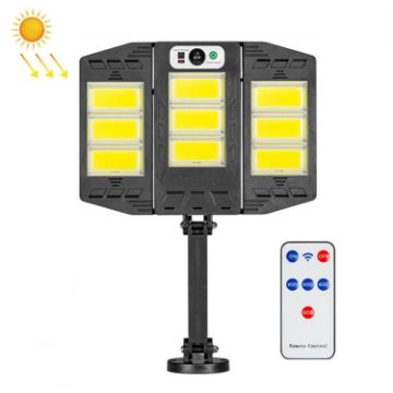 E-SMARTER W796-3 Solar Induction Wall Light with Remote Control - 1