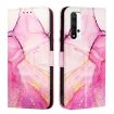 For Honor 20/20 Pro/20S Marble Pattern Flip Leather Phone Case - 2