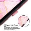 For Honor 20/20 Pro/20S Marble Pattern Flip Leather Phone Case - 4