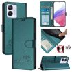Blackview Color 8 Cat Rat Embossed Pattern RFID Leather Phone Case with Lanyard - 1