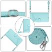 Blackview Color 8 Cat Rat Embossed Pattern RFID Leather Phone Case - Mint Green - 2