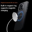 SULADA 600D Kevlar Texture PC Shockproof Phone Case for iPhone 15 Pro Max - Black - 6
