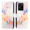 Marble Pattern Flip Leather Phone Case for vivo Y35/Y22s/Y22 4G - 2