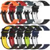 For Honor Watch GS Pro 22mm Silicone Band - Orange+Black - 5