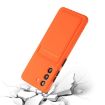 Samsung Galaxy S23 5G Orange TPU Phone Case with Card Slot - 5