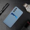 Samsung Galaxy S24+ Grey Shockproof TPU Phone Case with Card Slot - 2