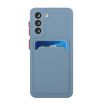 Samsung Galaxy S24+ Grey Shockproof TPU Phone Case with Card Slot - 3