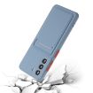 Samsung Galaxy S24+ Grey Shockproof TPU Phone Case with Card Slot - 5