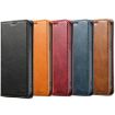 iPhone X/XS Suteni J02 Oil Wax Wallet Leather Phone Case - Khaki - 6