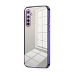 OPPO K5/Realme XT Transparent Plating Phone Case (Purple) - 1