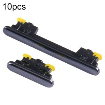10pcs Power + Volume Buttons for Samsung Galaxy A53 5G SM-A536 (Black) - 1