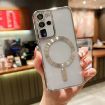 Samsung Galaxy S20 Ultra 5G MagSafe Electroplating TPU Phone Case Silver - 1