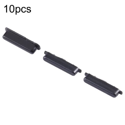 10pcs Power + Volume Buttons for Samsung Galaxy J3 2017 SM-J330 (Black) - 1