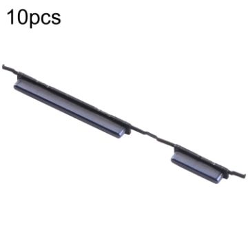 10pcs Power + Volume Buttons for Samsung Galaxy A10 SM-A105 (Black) - 1