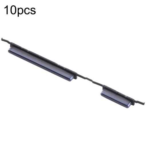 10pcs Power + Volume Buttons for Samsung Galaxy A10 SM-A105 (Black) - 1