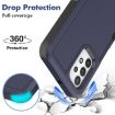 Samsung Galaxy A32 5G 2 in 1 PC + TPU Phone Case - Dark Blue - 3