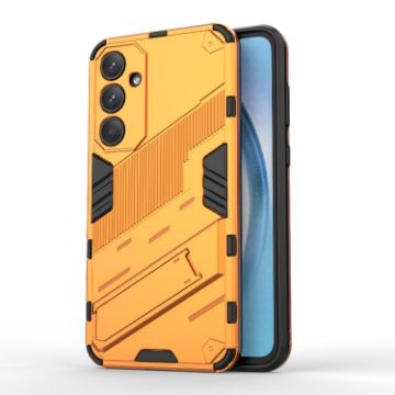 Samsung Galaxy A55 5G Punk Armor Shockproof Phone Case (Orange) - 1