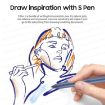 Dark Blue Stylus Pen for Samsung Galaxy Tab - High Sensitivity - 4